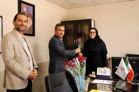 تقدیر معاون فرهنگی و دانشجویی دانشگاه از مدیر و کارشناسان مفدا